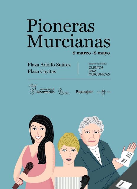 Alcantarilla celebra el Día de la Mujer con una exposición al aire libre sobre mujeres pioneras de la Región de Murcia - 1, Foto 1