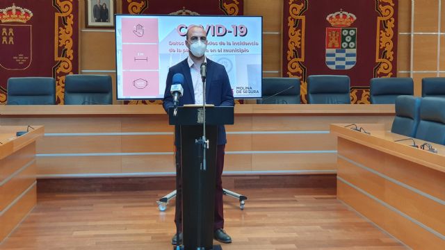 El número de casos activos por COVID-19 en Molina de Segura se sitúa en 26, con una incidencia acumulada en los últimos 7 días de 16,7 casos por 100.000 habitantes - 1, Foto 1