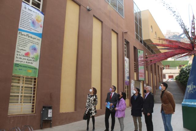 Los edificios emblemáticos de Águilas muestran a Mujeres pioneras, dentro de los actos del 8M - 5, Foto 5