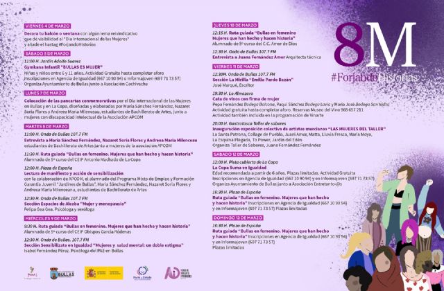 El Ayuntamiento programa actividades con motivo del 8 M, Día Internacional de las Mujeres - 1, Foto 1