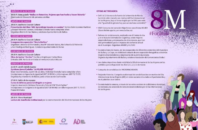 El Ayuntamiento programa actividades con motivo del 8 M, Día Internacional de las Mujeres - 2, Foto 2