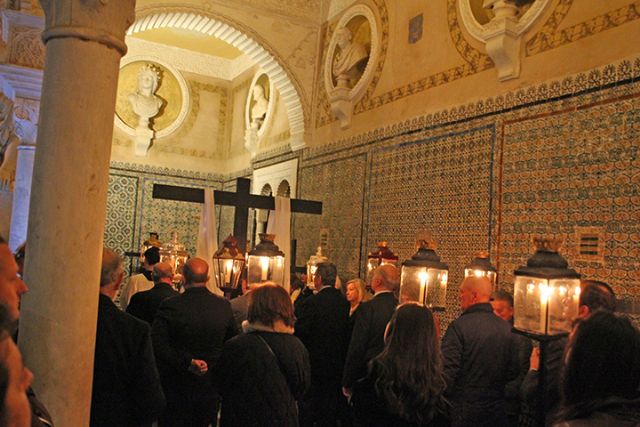 Religión. Sevilla. El piadoso rezo,de Vía-crucis - 4, Foto 4