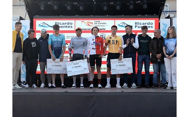 El ciclista totanero Luis Cayuela lidera la Copa de España júnior de carretera tras su tercer puesto en la segunda prueba del circuito nacional, Foto 4