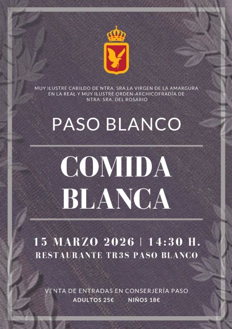 El Paso Blanco inicia el camino hacia la Semana Santa 2026 con el tradicional Anuncio y el homenaje al Santísimo Cristo de la Oración en el Huerto - 2, Foto 2