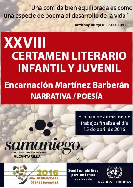 XXVIII Certamen Literario Infantil y Juvenil Encarnación Martínez Barberán, de narrativa y poesía - 1, Foto 1