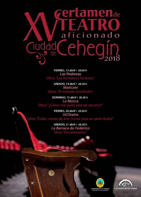 Presentada la  XV edición del  Certamen de Teatro Aficionado ´Ciudad de Cehegín´ - 1, Foto 1