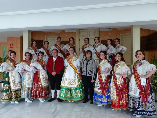 La Reina de la Huerta 2018 y su corte de honor derrochan murcianía en la Asamblea - 1, Foto 1