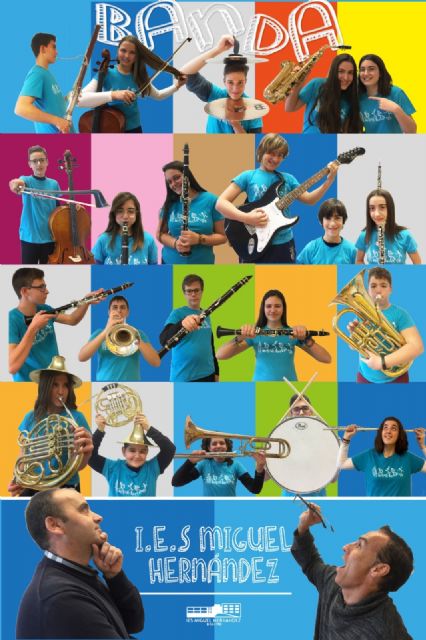La AMPA del Colegio Maestro Francisco Martínez Bernal de Molina de Segura organiza el 8° concierto didáctico a cargo de la Banda del IES Miguel Hernández de Bigastro el viernes 5 de abril - 1, Foto 1