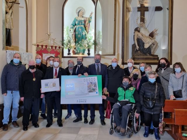 La Cofradía de San Juan Evangelista 'Los Blancos' estará en el cupón de la ONCE - 2, Foto 2