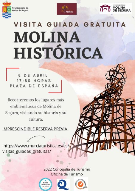 La Concejalía de Turismo de Molina de Segura organiza nueve visitas guiadas y gratuitas desde abril a diciembre de 2022 - 2, Foto 2