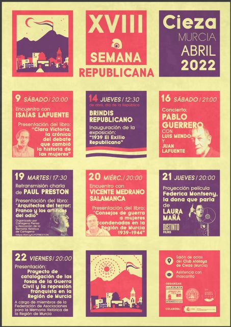 El Club Atalaya-Ateneo de la Villa de Cieza celebra la XVIII Semana Republicana - 1, Foto 1