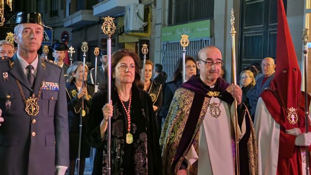 La UCAM procesiona con el Cristo de la Salud - 1, Foto 1