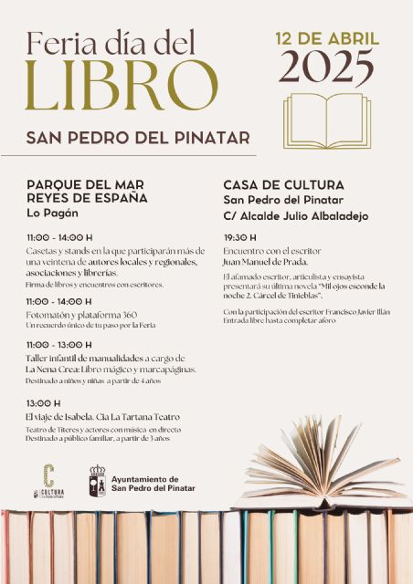 La feria del Libro desembarca en Lo Pagán el 12 de abril con más de una veintena de autores - 3, Foto 3