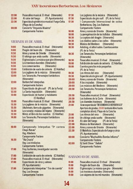 Programa de las Incursiones Berberiscas 2025 - 4, Foto 4