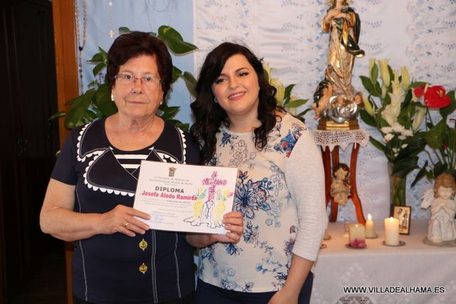 Josefa Aledo Romero y la Peña El Pico ganan el Concurso de Cruces Mayos 2016, Foto 1