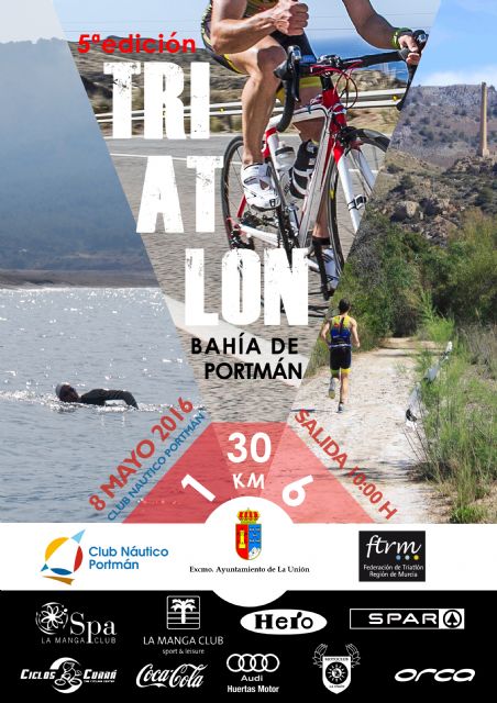 Presentada la 5ª edición del triatlon Bahía de Portman - 1, Foto 1