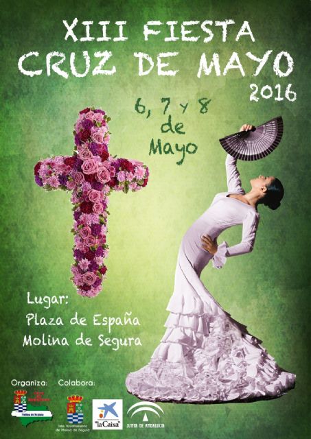 La Casa de Andalucía en Molina de Segura organiza la XIII Fiesta Cruz de Mayo 2016 - 1, Foto 1