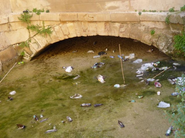 Cambiemos Murcia denuncia el estado de suciedad del canal de los Molinos del Río - 2, Foto 2