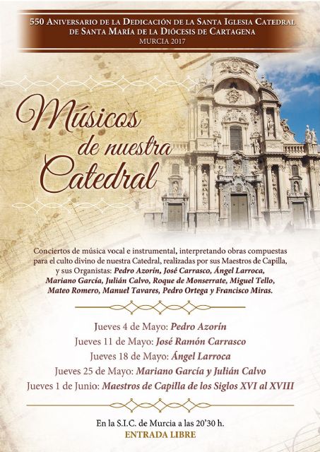 La Catedral honra a “sus músicos” en el 550 aniversario de su dedicación - 1, Foto 1