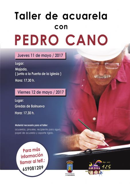 Pedro Cano impartirá un taller de acuarela al aire libre en la Majada y en las erosiones de Bolnuevo - 2, Foto 2