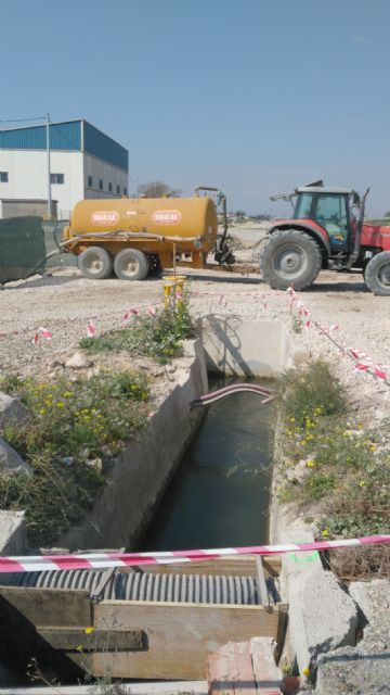 Confirman que la extracción de agua de una acequia para las obras de la autovía del Reguerón se hacía sin autorización administrativa - 3, Foto 3
