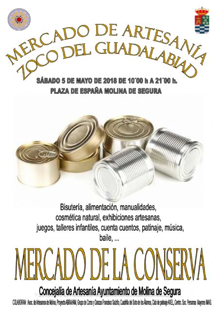 El Mercado de Artesanía Zoco del Guadalabiad de Molina de Segura rinde homenaje al pasado conservero del municipio el sábado 5 de mayo de 2018 - 1, Foto 1