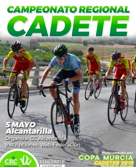 Este domingo se celebra en Alcantarilla el Campeonato Regional cadete de Ciclismo - 1, Foto 1