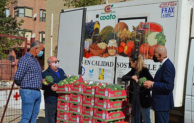 Coato dona 1.300 kilos de brócoli ecológico a Cruz Roja Española, Foto 3