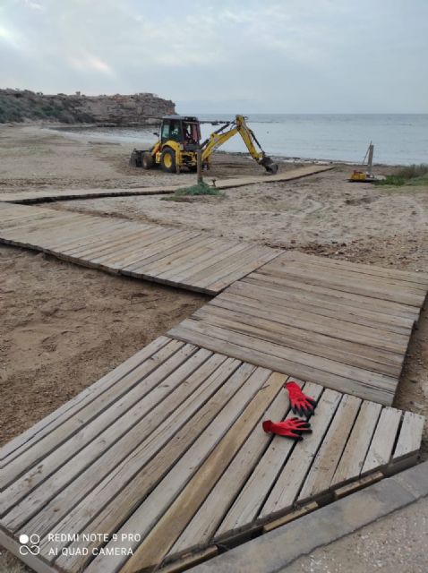Las playas de Águilas se acondicionarán con nuevas pasarelas y Lavapiés de pedal - 1, Foto 1