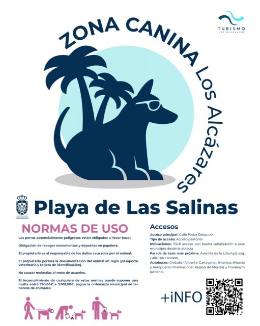 Los Alcázares estrenará la primera playa canina del Mar Menor - 1, Foto 1