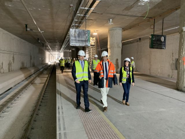 El Ejecutivo regional valora la evolución de las obras de soterramiento - 1, Foto 1