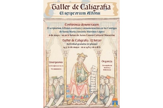 Un taller de caligrafía histórica recordará a Alfonso X el Sabio en el octavo centenario de su nacimiento, Foto 1