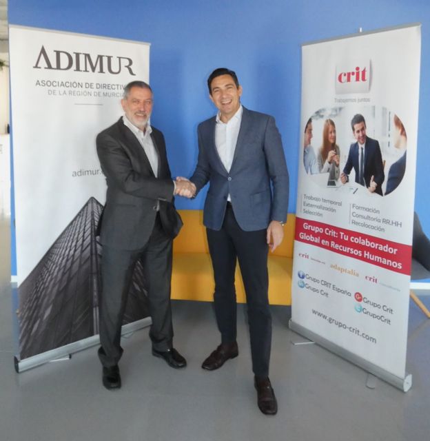Grupo CRIT, empresa de RRHH y trabajo temporal, renueva su acuerdo de patrocinio con ADIMUR - 1, Foto 1