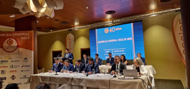 El alcalde de Lorca felicita a CECLOR con motivo de su 40° aniversario en la celebración de su 41ª Asamblea General - 1, Foto 1