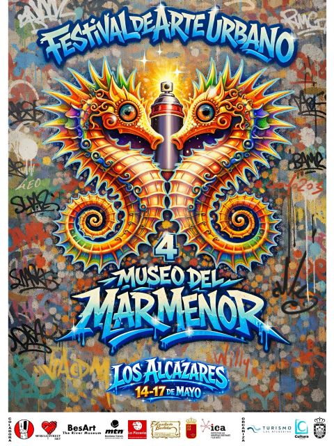 El Festival Internacional de Arte Urbano de Los Alcázares reúne a medio centenar de artistas de todo el mundo para crear 50 nuevos murales en el municipio - 2, Foto 2