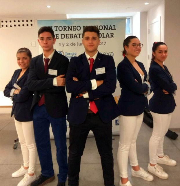 Cinco alumnos de Torre Pacheco han representado a la Región en el II Torneo Nacional Escolar de Debate - 1, Foto 1