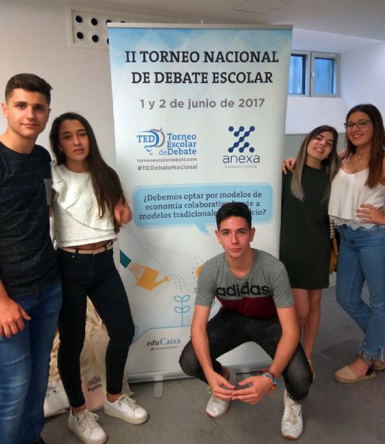 Cinco alumnos de Torre Pacheco han representado a la Región en el II Torneo Nacional Escolar de Debate - 2, Foto 2