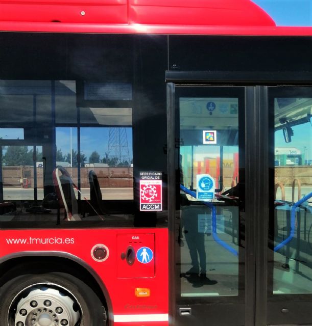Los autobuses urbanos de Murcia obtienen la certificación STOP COVID-19 - 2, Foto 2
