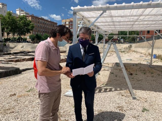 Cuatro pérgolas de 32 metros cuadrados protegerán las excavaciones del yacimiento de San Esteban - 1, Foto 1