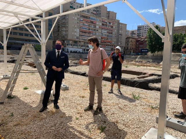Cuatro pérgolas de 32 metros cuadrados protegerán las excavaciones del yacimiento de San Esteban - 3, Foto 3