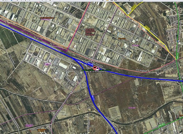 Motorista herido muy grave tras sufrir una salida de vía en Murcia - 1, Foto 1