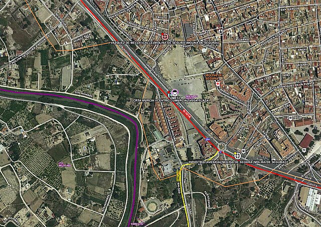 Motorista herido en un accidente de tráfico en Molina de Segura - 1, Foto 1