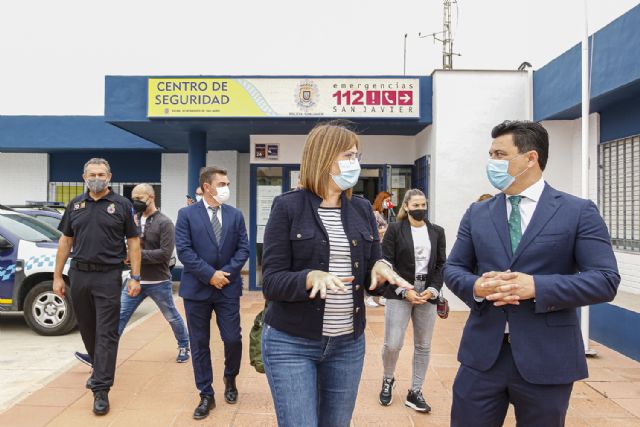 Isabel Franco visita San Javier para conocer a los nuevos responsables de Protección Civil - 1, Foto 1