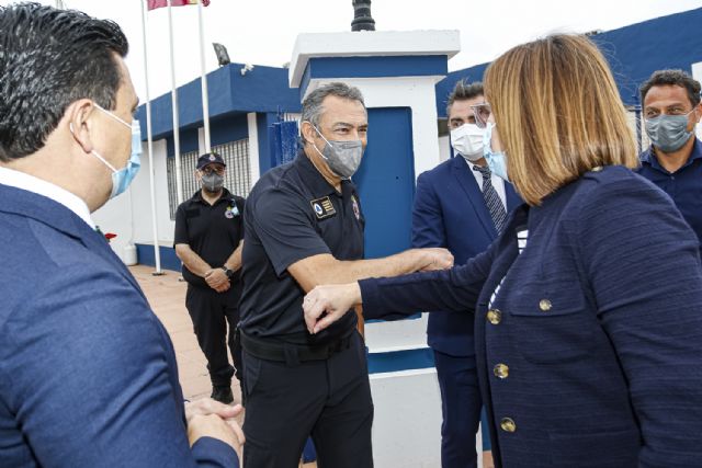 Isabel Franco visita San Javier para conocer a los nuevos responsables de Protección Civil - 2, Foto 2