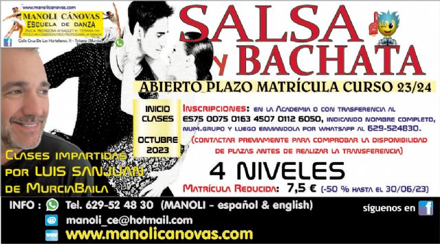 La Escuela de Danza Manoli Cánovas abre el plazo de matrícula para el curso 2023-24, Foto 2