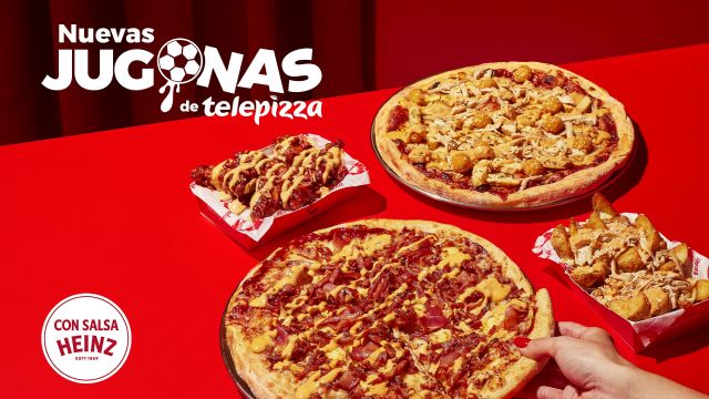Telepizza se alía con Heinz para lanzar las ´Jugonas de Telepizza´ de cara a la Eurocopa: dos pizzas con mucho pollo y mucho bacon - 1, Foto 1