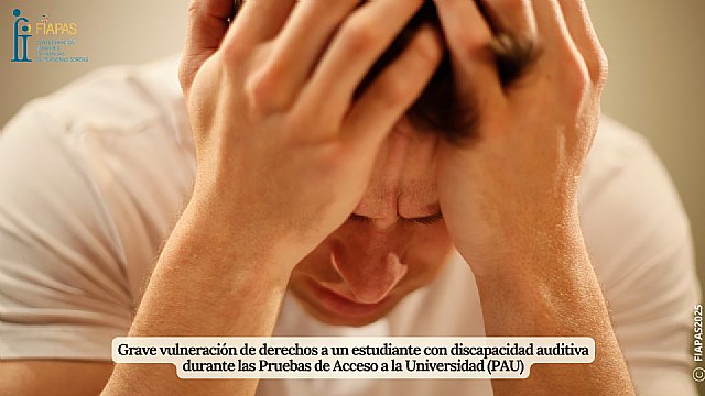 Grave vulneración de derechos a un estudiante con discapacidad auditiva durante las Pruebas de Acceso a la Universidad (PAU) - 1, Foto 1