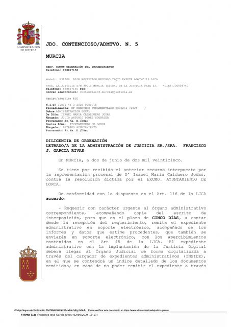 El juzgado admite a trámite el recurso presentado por el PSOE debido a que Fulgencio Gil niega y oculta información a los concejales de la oposición - 1, Foto 1