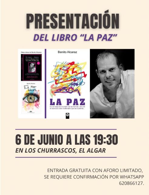 Benito Alcaraz mostrará cómo encontrar la paz infinita en su tercer libro - 2, Foto 2