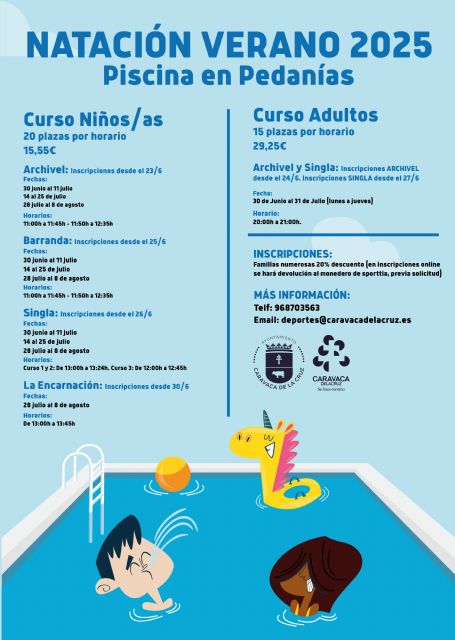 El Ayuntamiento de Caravaca amplía la temporada de las piscinas municipales y refuerza la programación de actividades lúdico-deportivas para el verano - 5, Foto 5